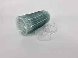 Кришка з PET-пластику для алюмінієвого контейнера SPT20L, 150 шт, прямокутна для зберігання та доставки їжі, щільне прилягання - мініатюра 2