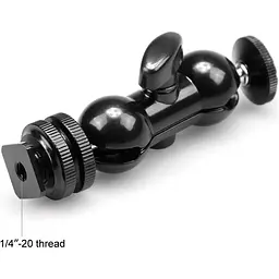 Шарнірний кронштейн SmallRig Double Ball Heads with Cold Shoe and Thumb Screw (1135) [95493] - мініатюра 3