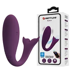 Вібратор для двох PRETTY LOVE Jayleen, 12 vibration functions Long-distance Control PRETTY LOVE BI-014911HP-1 102079 - мініатюра 1
