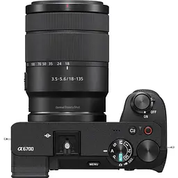 Бездзеркальний фотоапарат Sony Alpha A6700 Kit 18-135mm Black (ILCE6700MB.CEC) UA [100149] - мініатюра 4