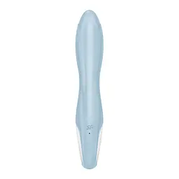 Вібратор-кролик Satisfyer Air Pump Bunny 1 20 см блакитний - мініатюра 3
