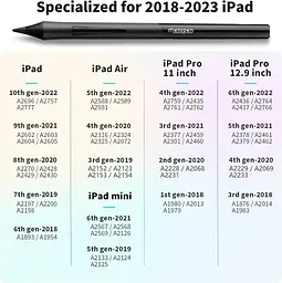 Стилус Metapen D1 iPad Pencil для Apple iPad 10/9, ергономічна ручка та керування додатками, для iPad Air 5/4/3, iPad Pro - мініатюра 5