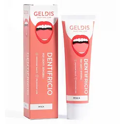 Зубная паста Geldis Mela Pesca для чувствительных зубов, вкус персик, 100 мл