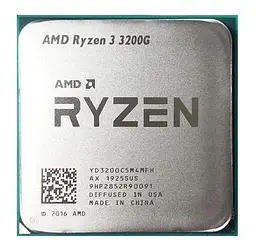 Процесор AMD Ryzen 3 3200G (YD3200C5M4MFH) (Socket AM4, 4T, 4.0 ГГц, Tray) Б/в