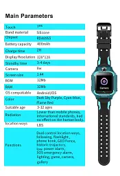 Дитячі розумні смарт годинник Smart Watch Q19 з камерою прослуховуванням Sim-картою Pink (18361) - мініатюра 6