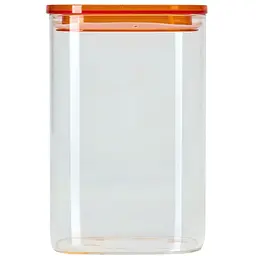 Ємність для зберігання MBM HOME 1.3 л прозора (KP-145 L T/ORANGE)