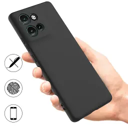 Силіконовий чохол BeCover для Motorola Edge 50 Neo Black (712744) - мініатюра 5