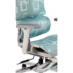 Офісне крісло GT Racer B-528 Gray/Blue [174572] - мініатюра 4