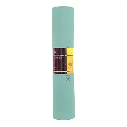 Килимок спортивний Cornix TPE 183 x 61 x 0.6 см для йоги та фітнесу XR-0492 Mint/Navy Blue - мініатюра 3