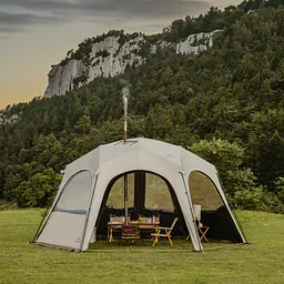 Тент для кемпінгу Naturehike CNK230WS014, 4.6 м x 4,0 м, бежевий - мініатюра 7