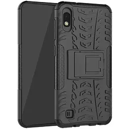Чохол-накладка Toto Dazzle Kickstand 2 in 1 Case Samsung Galaxy M10 Black - мініатюра 3