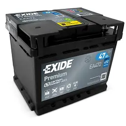 Акумулятор автомобільний EXIDE PREMIUM 47A (EA472) - мініатюра 2