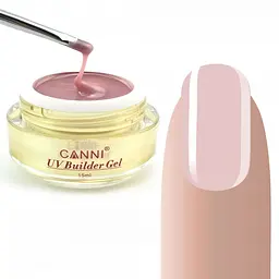 Конструюючий гель Canni 301 Soft Pink 15 мл - мініатюра 2