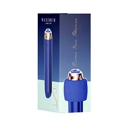 Віброкуля Swan Maximum + Comfy Cuff Blue, суперпотужна, різна інтенсивність, силіконова манжета - мініатюра 9