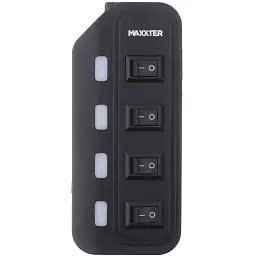 Хаб Maxxter HU2A-4P-AC-02 - мініатюра 3