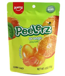Желейні цукерки Amos Peelerz Peelable Gummy Orange 170г