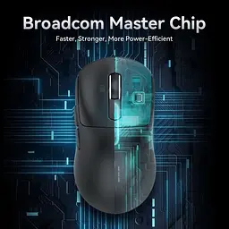 Мишка Attack Shark X3 PRO, Wireless/Bluetooth, 26000dpi. (PAW3395), 6кн., Black - мініатюра 3