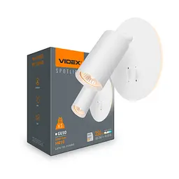Світильник настінний Videx SPF24E під лампу GU10 з підсвіткою білий (27997-000) - мініатюра 1