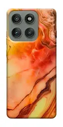 Чохол Demsky Червоний корал мармур для Motorola Edge 60 Pro