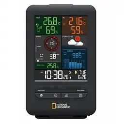Метеостанція National Geographic Weather Center 5-in-1 256 colour Black (9080500) - мініатюра 3