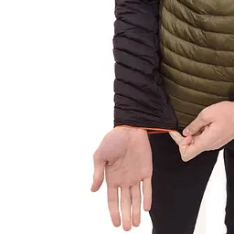 Куртка Dynafit Radical DWN Mens Hood Jacket M Чорний-Оливковий - мініатюра 7