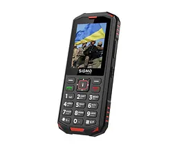 Телефон Sigma mobile X-treme Pa68 протиударний кнопковий чорно-червоний (4827798466520) - мініатюра 5