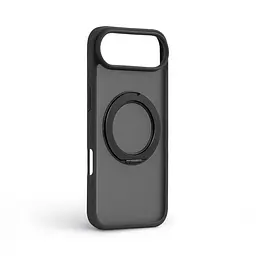 Противоударный чехол-панель для Apple iPhone 17 Air, Unit Stand2, черный, силикон + поликарбонат, защита всего корпуса, с подставкой, поддержка магнитных держателей и беспроводной зарядки (MagSafe), ArmorStandart (ARM86341) - мініатюра 2
