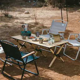 Розкладний стіл Naturehike CNK2300JU010 розмір M, алюміній, бежевий - мініатюра 11