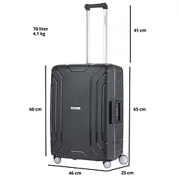 Валіза CarryOn Steward (M) Black (502323) - мініатюра 4