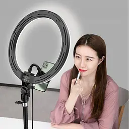 Кільцева лампа Baseus Live Stream Holder-floor Stand (30,5 см) CRZB12-B01 Black - мініатюра 4