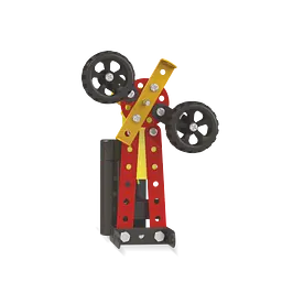 Конструктор Zephyr Robotix-0 металевий з електромотором 84 елементи 5 моделей - мініатюра 3