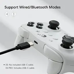 Геймпад Бездротовий GuliKit ES PRO для ПК, Switch 2, Switch та Android, TMR 4000 білий - мініатюра 2