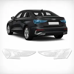 Антигравійна захисна бронеплівка за лекалами для Audi A3 8Y 2020-2024 - задні ліхтарі стопи