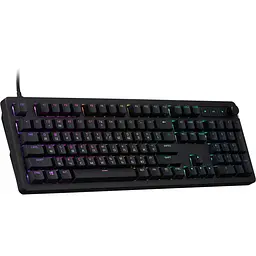 Клавіатура HyperX Alloy Rise 106key, Red, USB-A, EN/UA, RGB, чорний (7G7A3AA) - мініатюра 3