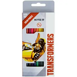 Олівці кольорові 24 кольори (12 шт) Transformers TF22-054 Kite