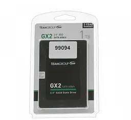 Накопичувач SSD 1Tb 2.5" SATA3 Team GX2 (T253X2001T0C101) - мініатюра 4