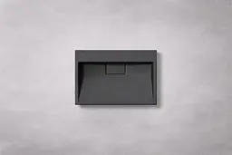 Умивальник VBI Este підвісний без отвору під змішувач 60x38 см black VBI-019908