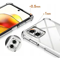 Панель BeCover Anti-Shock для Motorola Moto G73 Clear (709827) - мініатюра 2