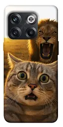 Чохол Demsky Shocked cat and lion для OnePlus 10T