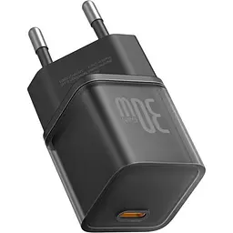 Мережевий зарядний пристрій Baseus GaN5S 30W Black (P10162504113-00) [113780] - мініатюра 3