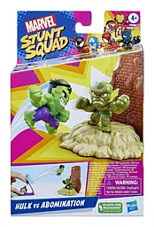 Набір іграшковий Hasbro Marvel Stunt Squad Герой проти лиходія Hulk vs Abomination (F6895_F7066) - мініатюра 4