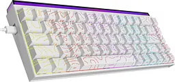 Клавіатура Ajazz NK68 Red switches Side contour White (NK68-R-S-W) - мініатюра 5