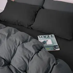Комплект постільної білизни MirSon Black-Marengo 143x210 см чорно-сірий (2200009657054) - мініатюра 4