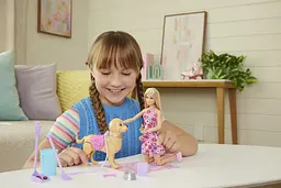 Ігровий набір Barbie Family and friends Прогулянка з песиком (JJB46) - мініатюра 6