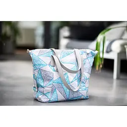 Сумка для мами Canpol babies Lady Mum з кріпленням до коляски сіро-бізюзовий (78/502) - мініатюра 4