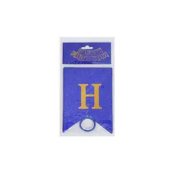 Гірлянда з прапорцями "Happy Birthday" MK 5955(Blue) синя