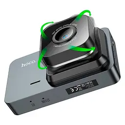 Відеореєстратор Hoco DV9 3-inch Screen Driving Recorder (720P) Metal Grey - мініатюра 3