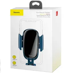 Автомобільний утримувач холдер Baseus Future Gravity Car Mount Holder SUYL-WL03 Blue - мініатюра 5