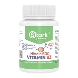 Вітамін B3 500 мг Stark Pharm (Stark Niacin Vitamin B3 with Flush) - 100 таблеток