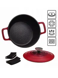 Каструля Kamille KM-4466 4,5л - мініатюра 4